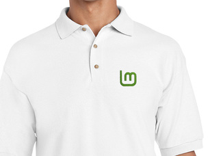Galléros Linux Mint 2 póló (fehér)